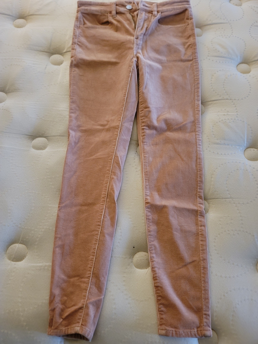 American Eagle Super Stretcht Outfitters Skinny Corduroy Jeans in Dusty Rose